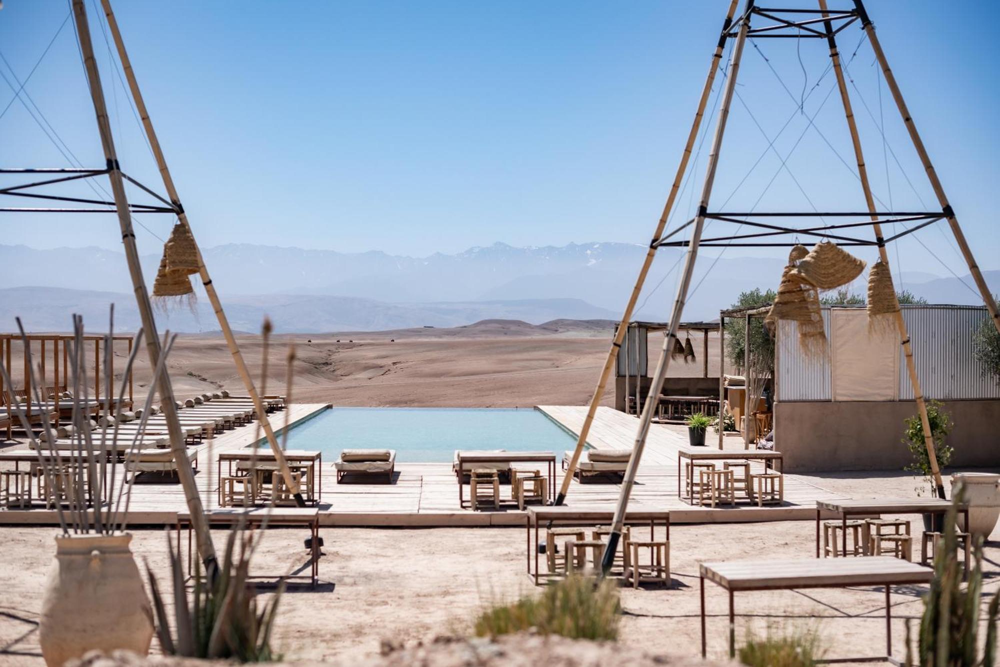 Les Terrasses D'Agafay Hotel El Karia Eksteriør billede